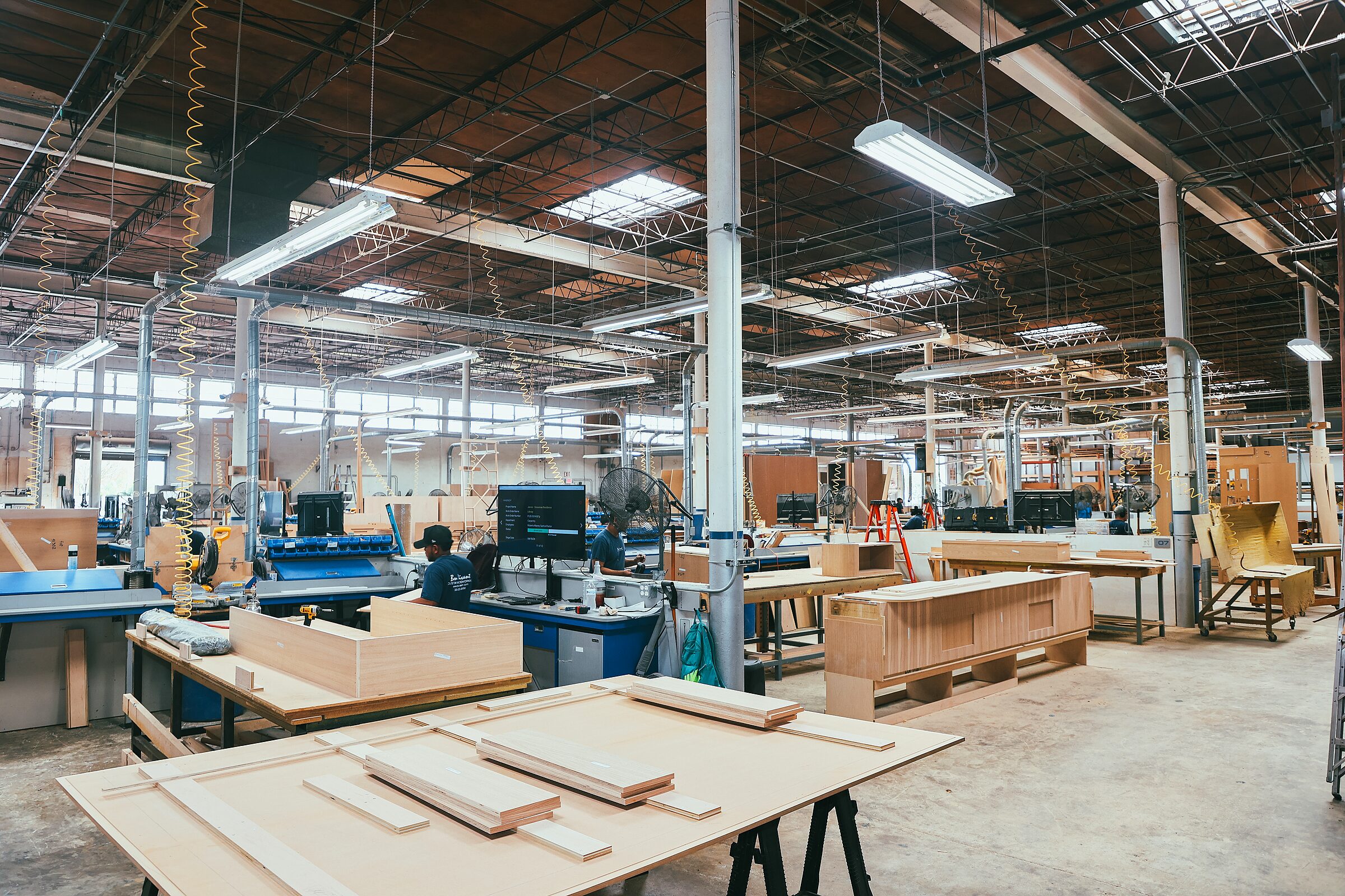 Workshop production floor
